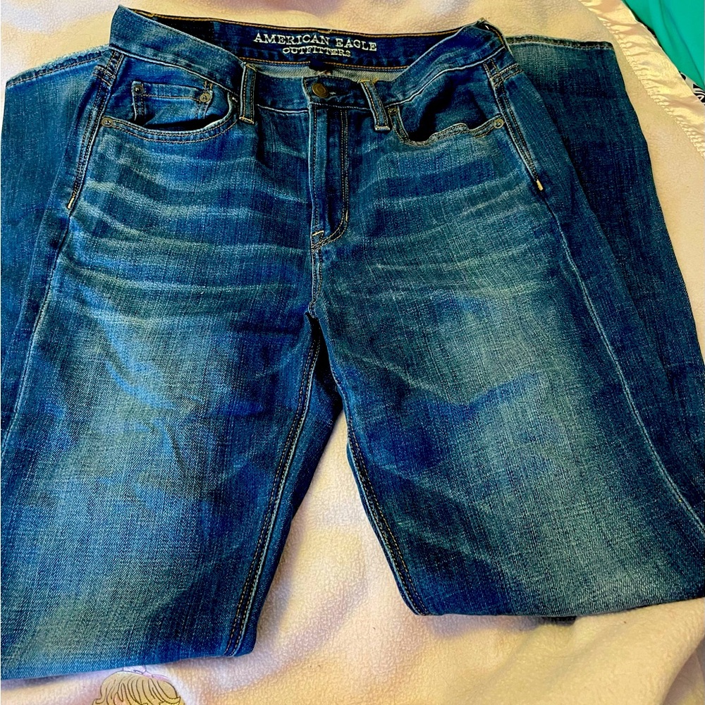 AMERICAN EAGLE Ladies VINTAGE Hi-Rise Slim Stretch Jeans Size 4